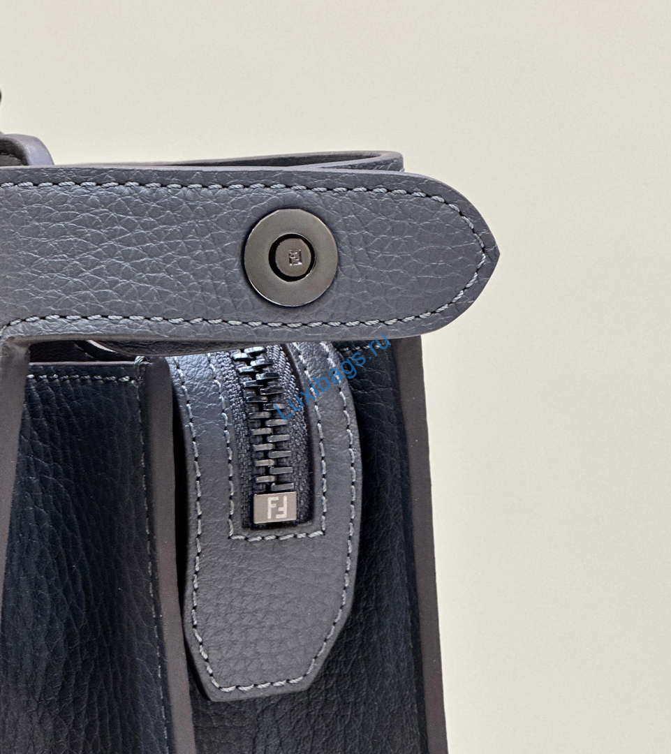 Fendi Peekaboo ISeeU Medium Dark Blue leather bag 7VA529 | fendi peekaboo iseeu medium dark blue leather bag 7va529 005