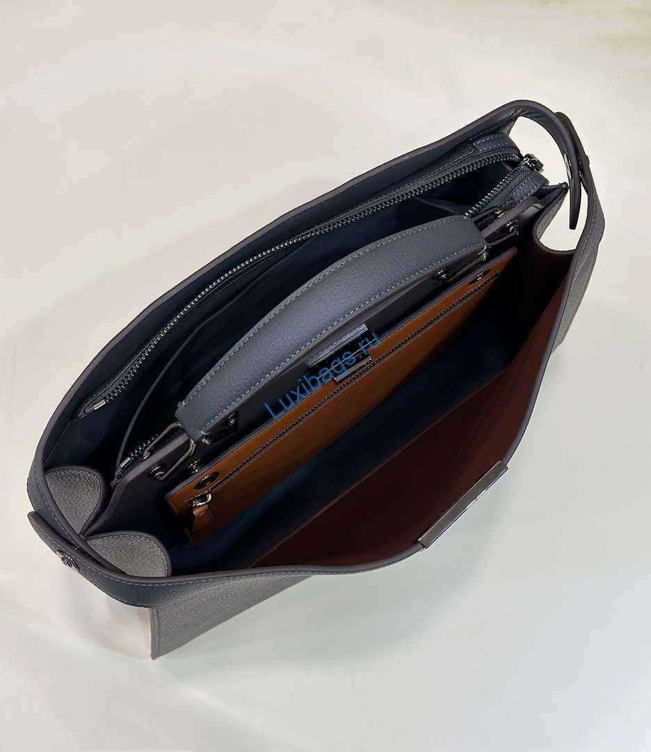 Fendi Peekaboo ISeeU Medium Dark Blue leather bag 7VA529 | fendi peekaboo iseeu medium dark blue leather bag 7va529 009