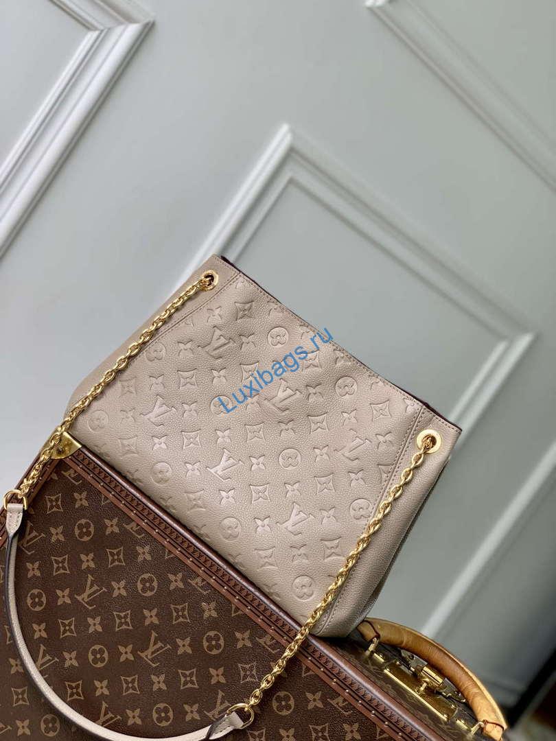 LV M14414 Louis Vuitton Anytime PM Cowhide Leather Bag Tourterelle Gray | lv m14414 louis vuitton anytime pm cowhide leather bag elephant gray 3
