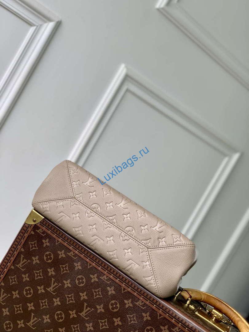 LV M14414 Louis Vuitton Anytime PM Cowhide Leather Bag Tourterelle Gray | lv m14414 louis vuitton anytime pm cowhide leather bag elephant gray 4