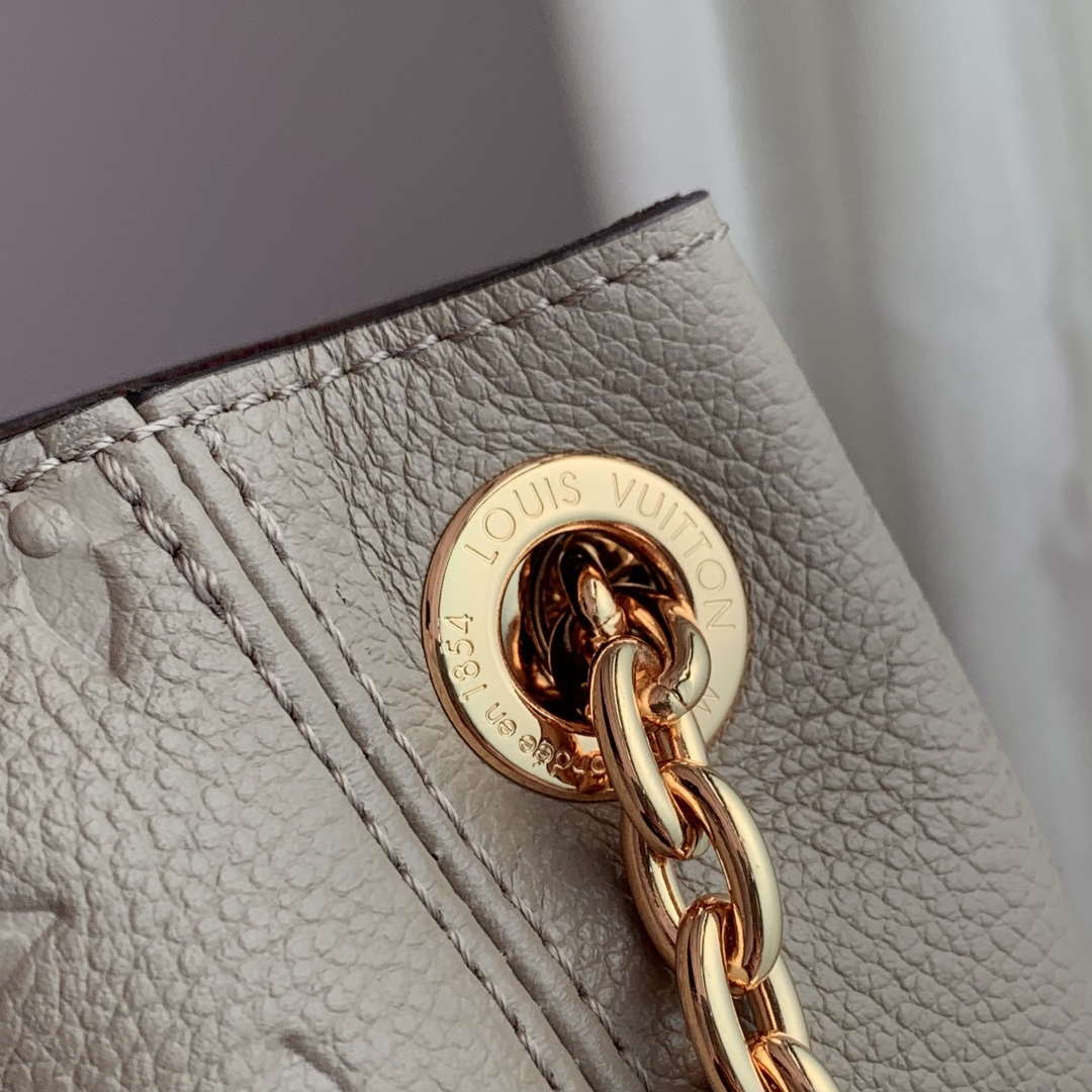 LV M14414 Louis Vuitton Anytime PM Cowhide Leather Bag Tourterelle Gray | lv m14414 louis vuitton anytime pm cowhide leather bag elephant gray 6