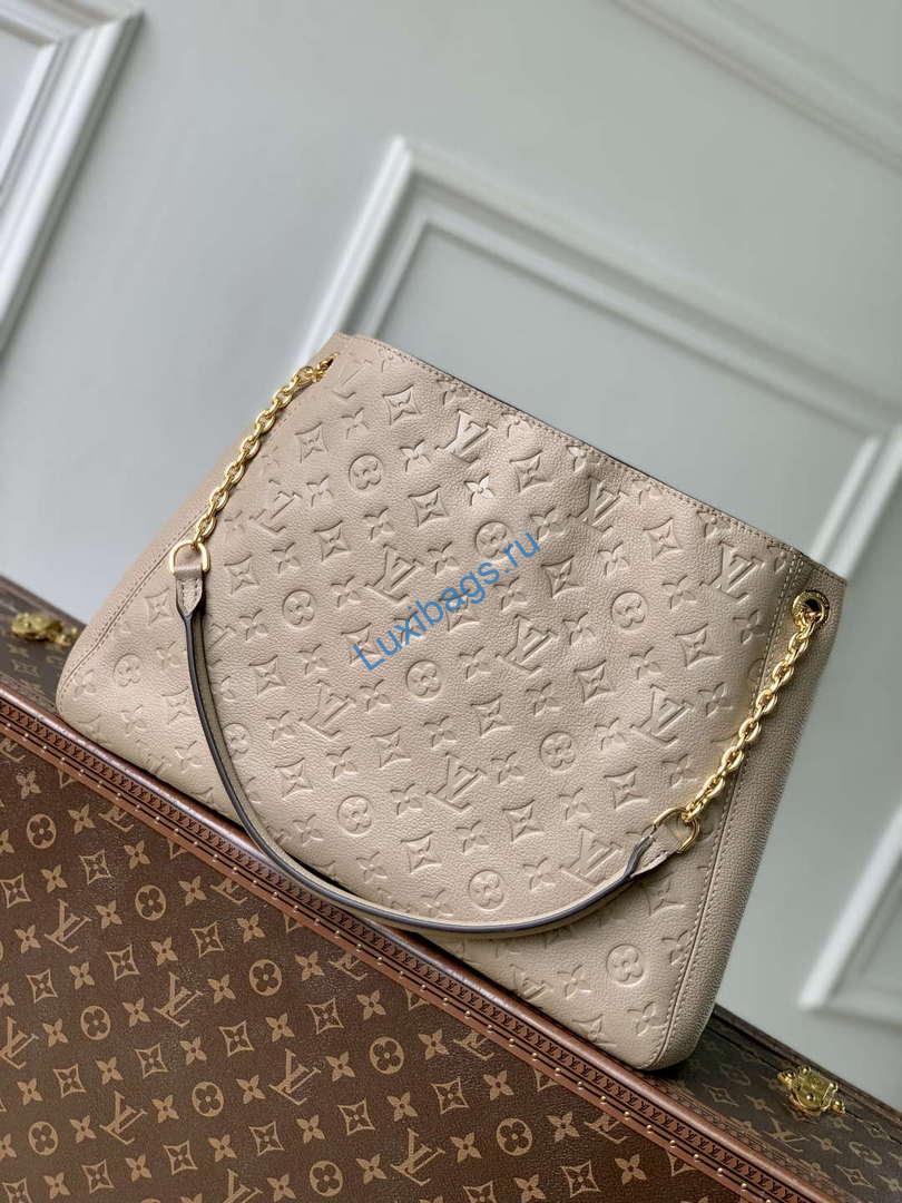 LV M14658 Louis Vuitton Anytime MM Cowhide Leather Bag Tourterelle Gray | lv m14658 louis vuitton anytime mm cowhide leather bag tourterelle gray 3