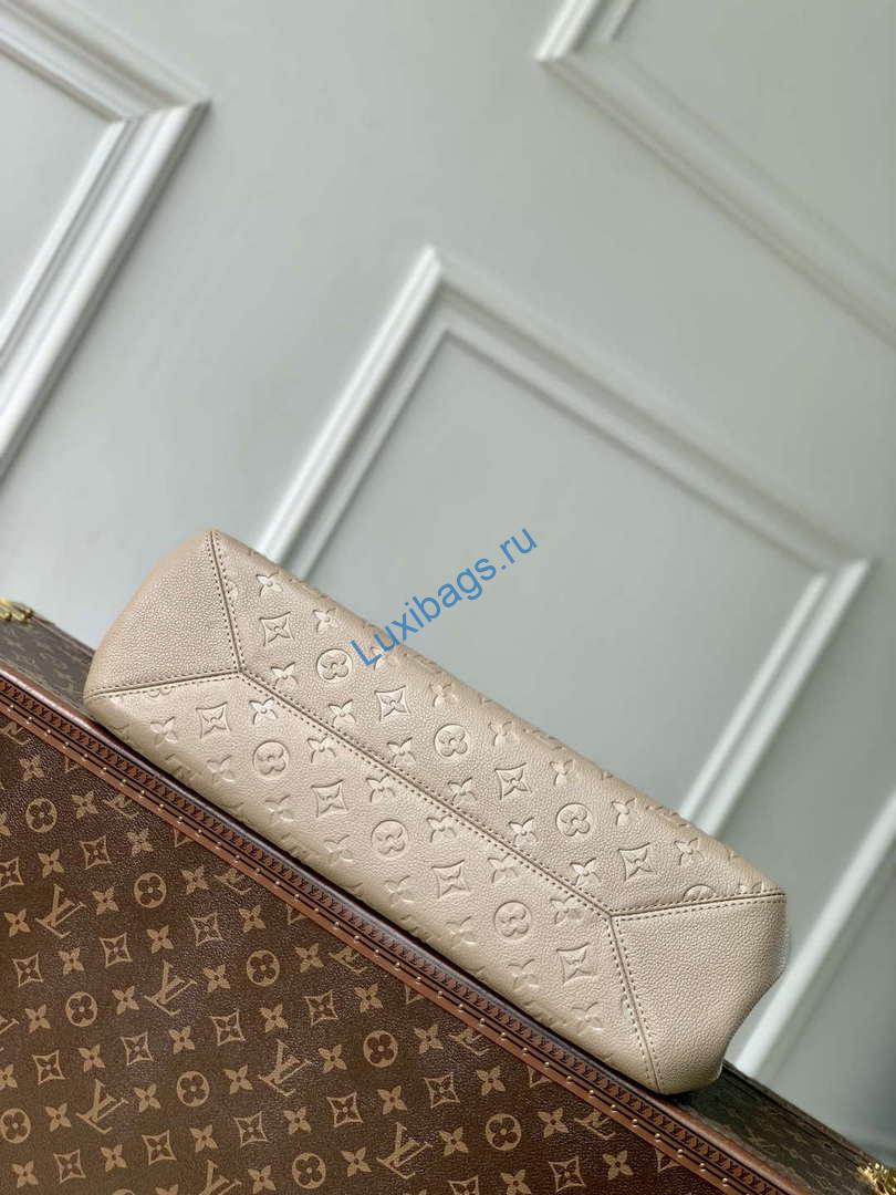 LV M14658 Louis Vuitton Anytime MM Cowhide Leather Bag Tourterelle Gray | lv m14658 louis vuitton anytime mm cowhide leather bag tourterelle gray 4