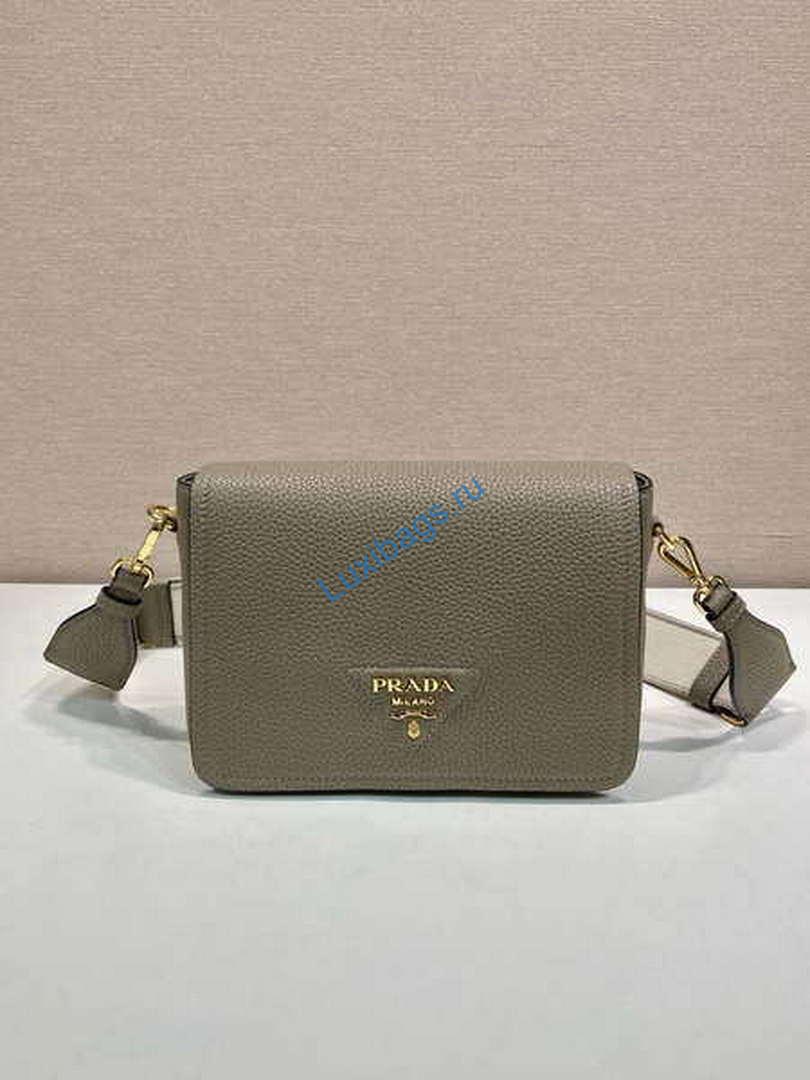 Prada 1BD314 Leather shoulder bag Light Green | prada 1bd314 leather shoulder bag light green 002