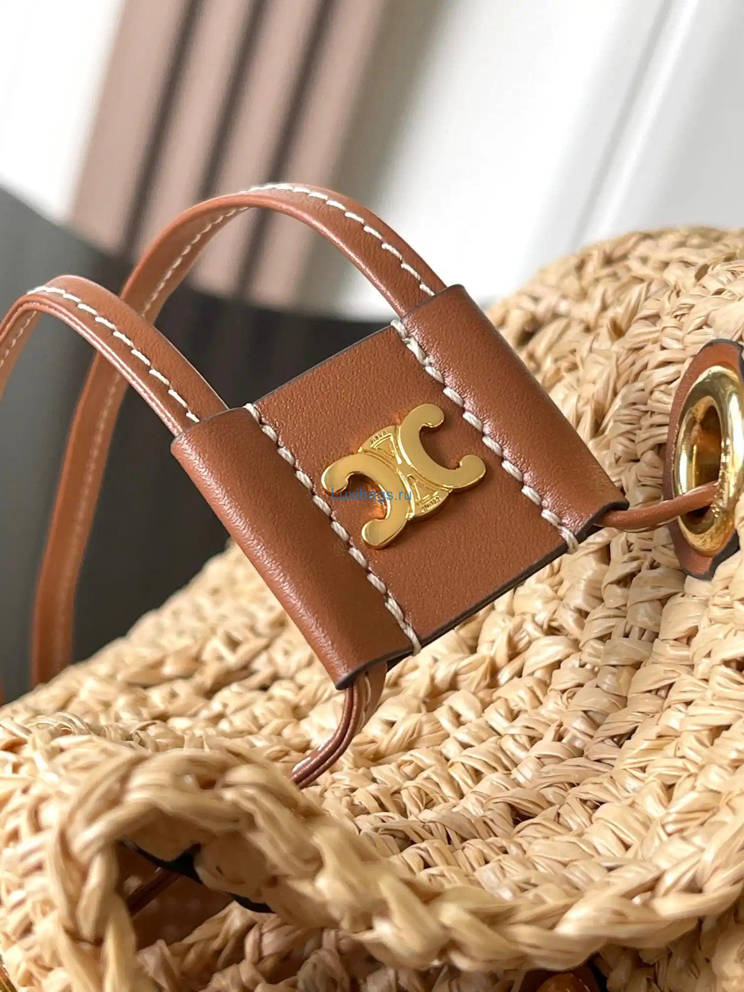 celine 117862 clara classic panier in raffia and calfskin natural 4 Celine 117862 Clara Classic Panier In Raffia And Calfskin Natural | celine 10m432 clara classic panier in raffia and calfskin natural 05