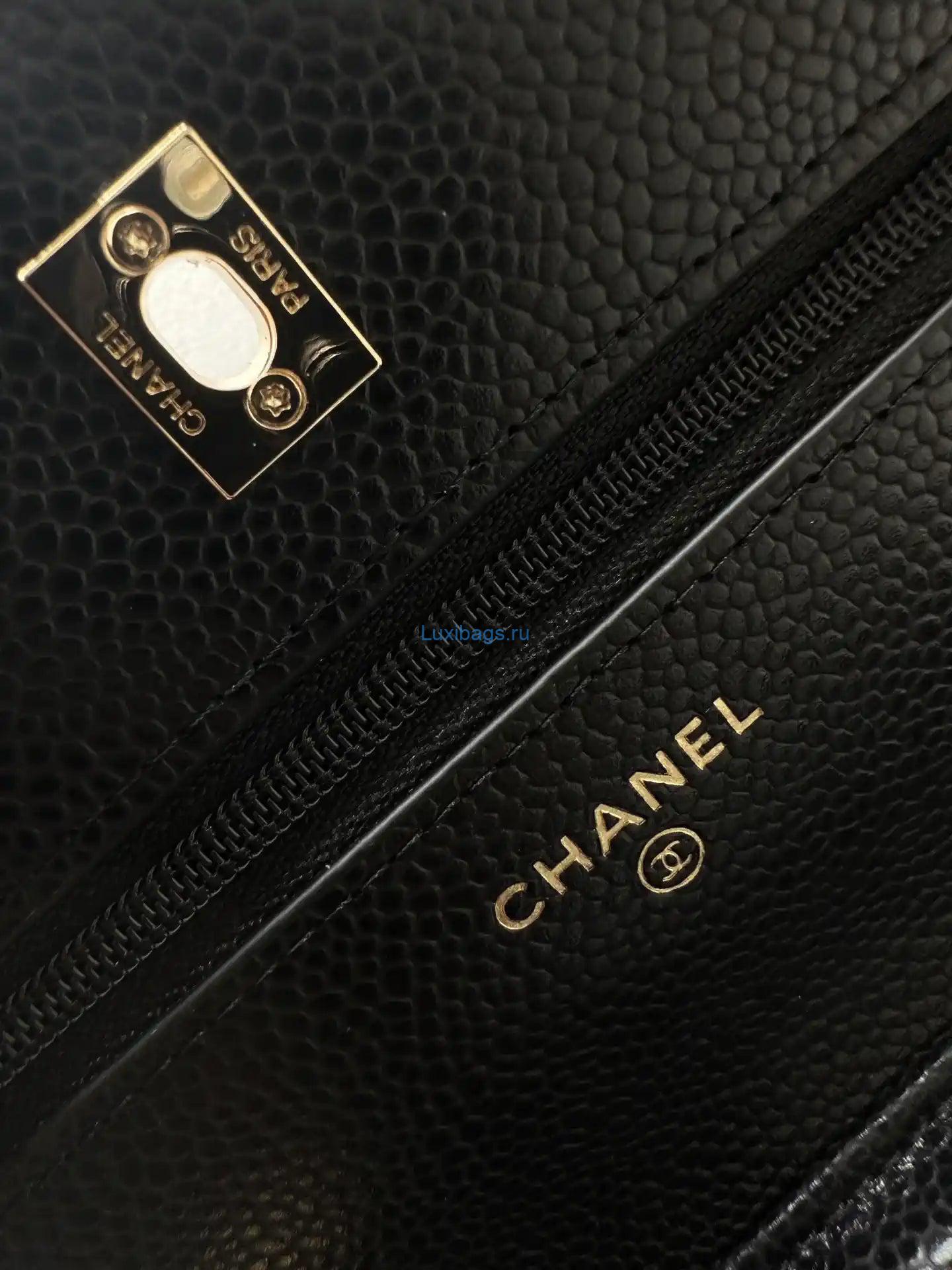 chanel ap4241 classic wallet on chain grained shiny calfskin black 6 Chanel AP4241 Classic Wallet On Chain Grained Shiny Calfskin Black | chanel ap4241 classic wallet on chain grained shiny calfskin 07