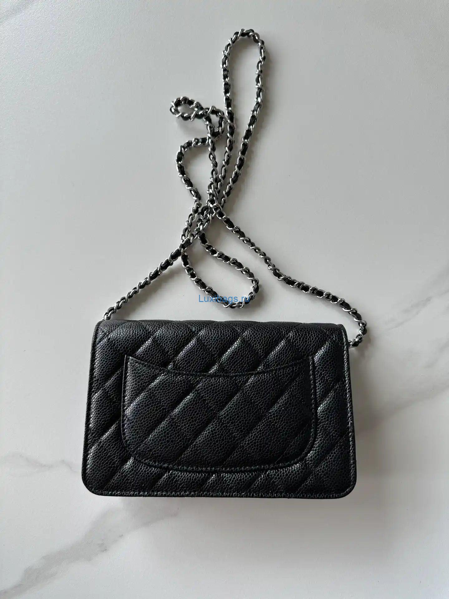 chanel ap4241 classic wallet on chain grained shiny calfskin black 10 Chanel AP4241 Classic Wallet On Chain Grained Shiny Calfskin Black | chanel ap4241 classic wallet on chain grained shiny calfskin 11