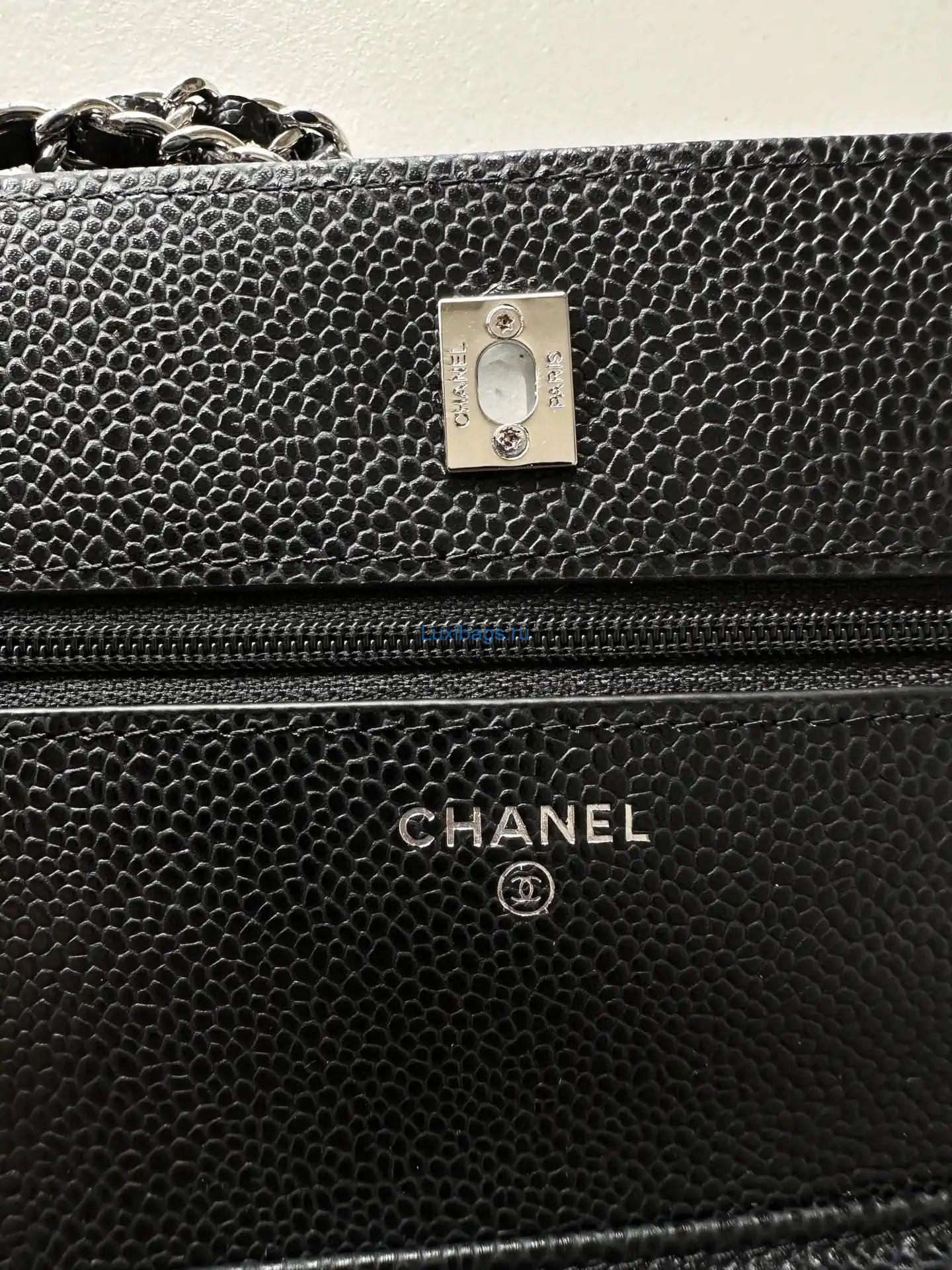 chanel ap4241 classic wallet on chain grained shiny calfskin black 13 Chanel AP4241 Classic Wallet On Chain Grained Shiny Calfskin Black | chanel ap4241 classic wallet on chain grained shiny calfskin 14