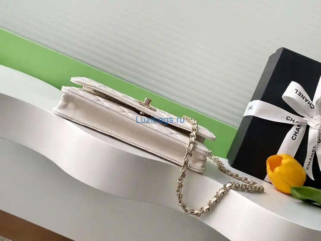 chanel ap4323 wallet on chain lambskin diamanté gold white 3 Chanel AP4323 Wallet On Chain Lambskin Diamanté Gold White | chanel ap4323 wallet on chain lambskin diamante gold white 04
