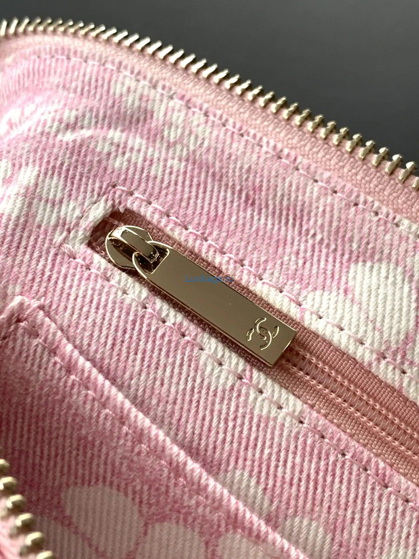 chanel as5431 large hobo bag printed denim light pink & white 7 Chanel AS5431 Large Hobo Bag Printed Denim Light Pink & White | chanel as5431 large hobo bag printed denim light pink white 08