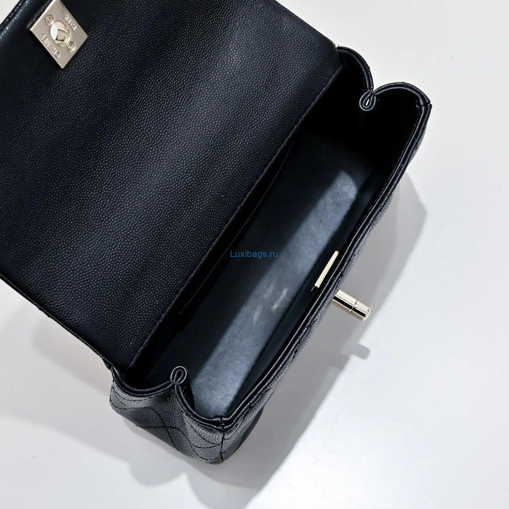 chanel crush handle box bag calfskin as4591 black 5 Chanel Crush Handle box Bag Calfskin AS4591 Black | chanel crush handle box bag calfskin as4591 06