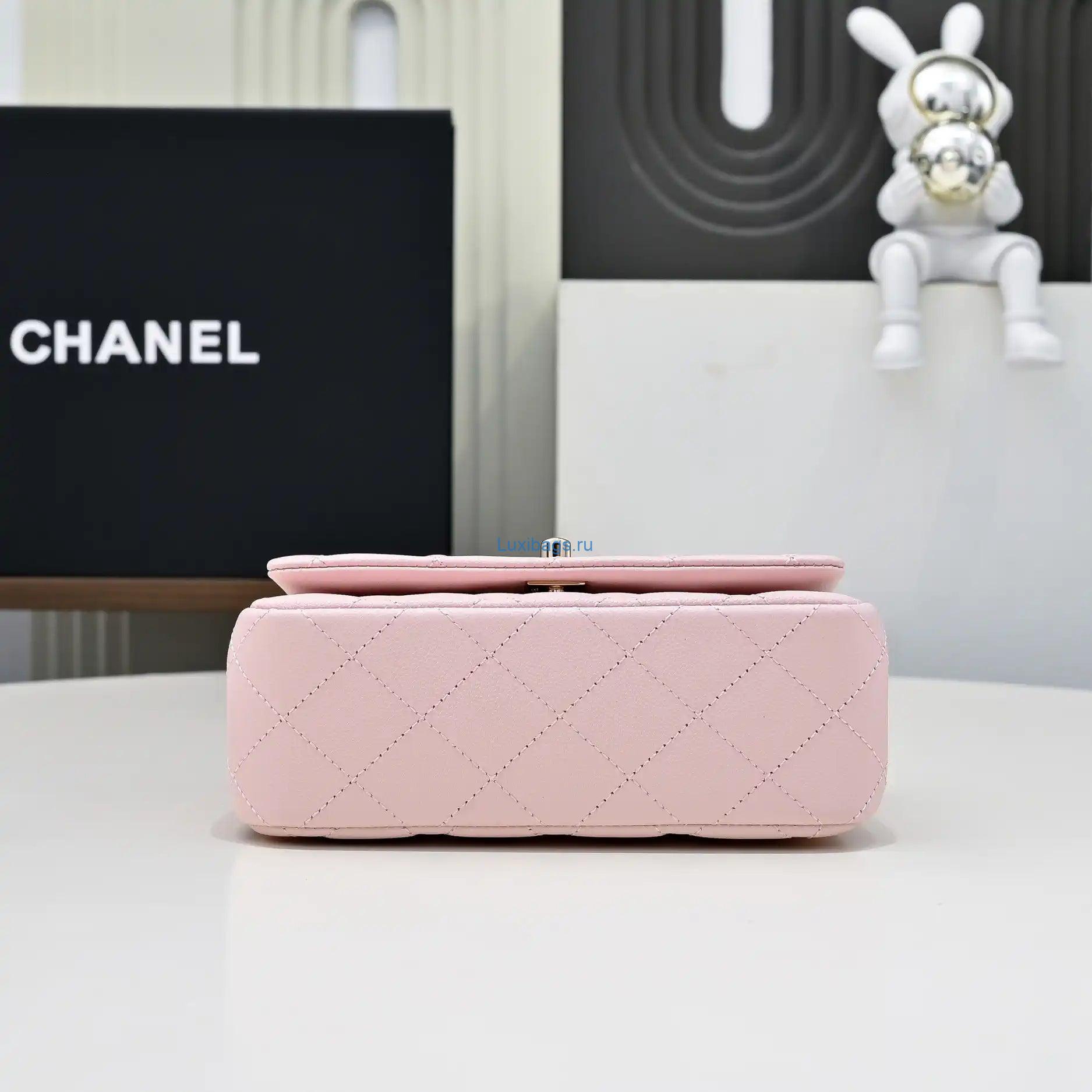 chanel crush handle box bag calfskin as4591 pink 3 Chanel Crush Handle box Bag Calfskin AS4591 Pink | chanel crush handle box bag calfskin as4591 13