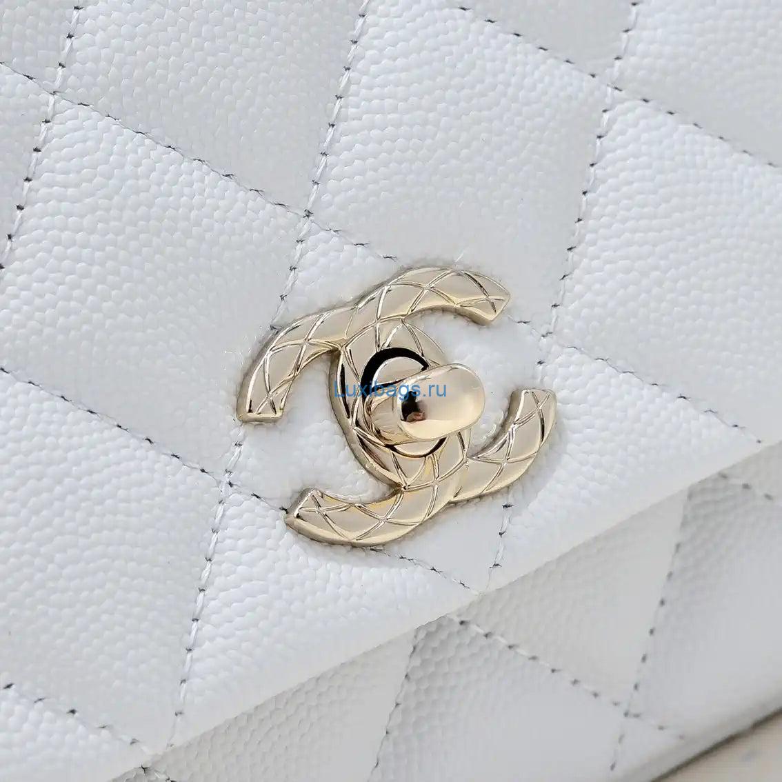 chanel crush handle box bag calfskin as4591 white 5 Chanel Crush Handle box Bag Calfskin AS4591 White | chanel crush handle box bag calfskin as4591 33