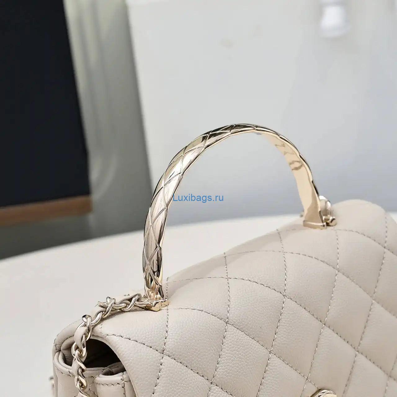 chanel crush handle box bag calfskin as4591 apricot 3 Chanel Crush Handle box Bag Calfskin AS4591 Apricot | chanel crush handle box bag calfskin as4591 apricot 04