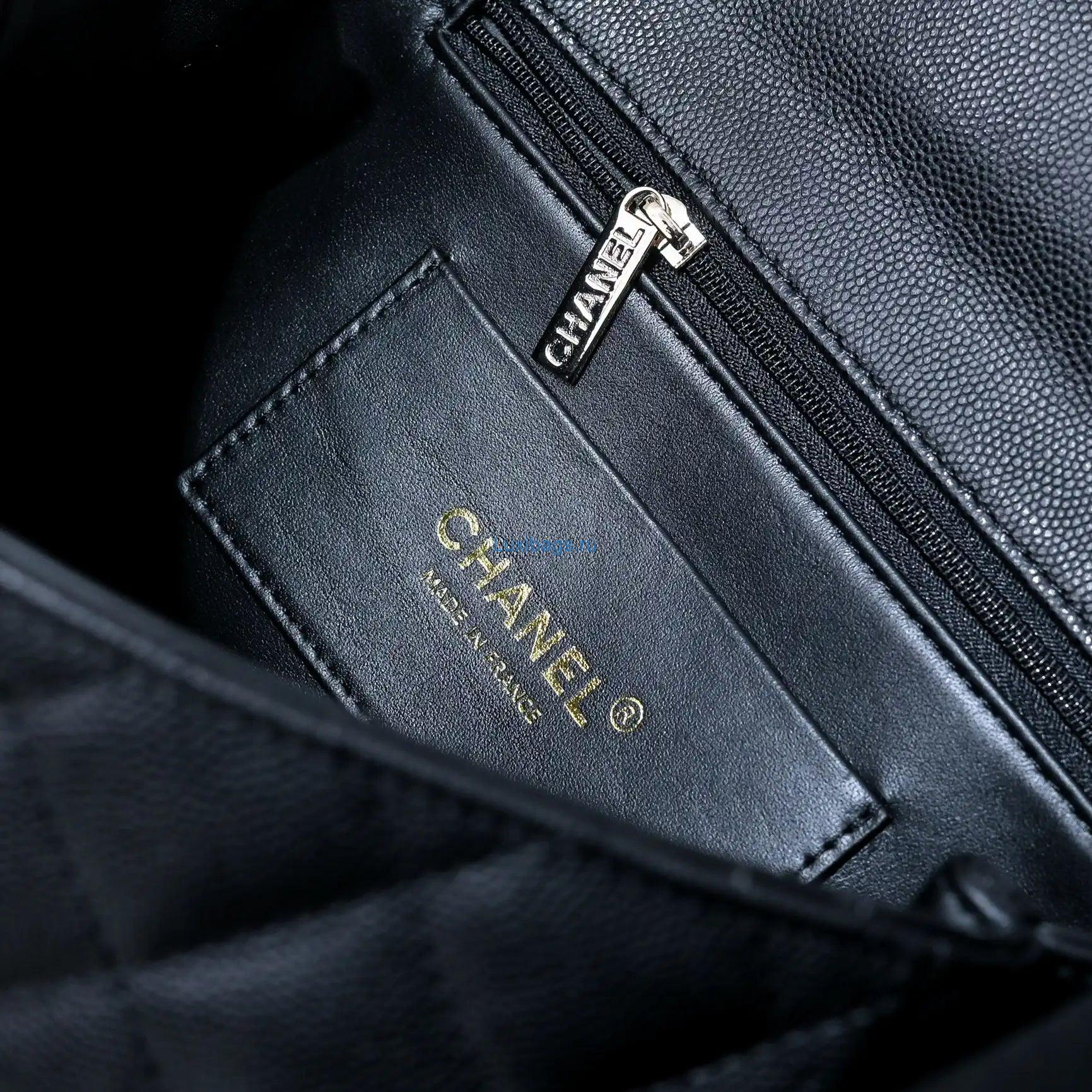chanel crush handle box bag calfskin as5554 black 8 Chanel Crush Handle box Bag Calfskin AS5554 Black | chanel crush handle box bag lambskin as5554 28