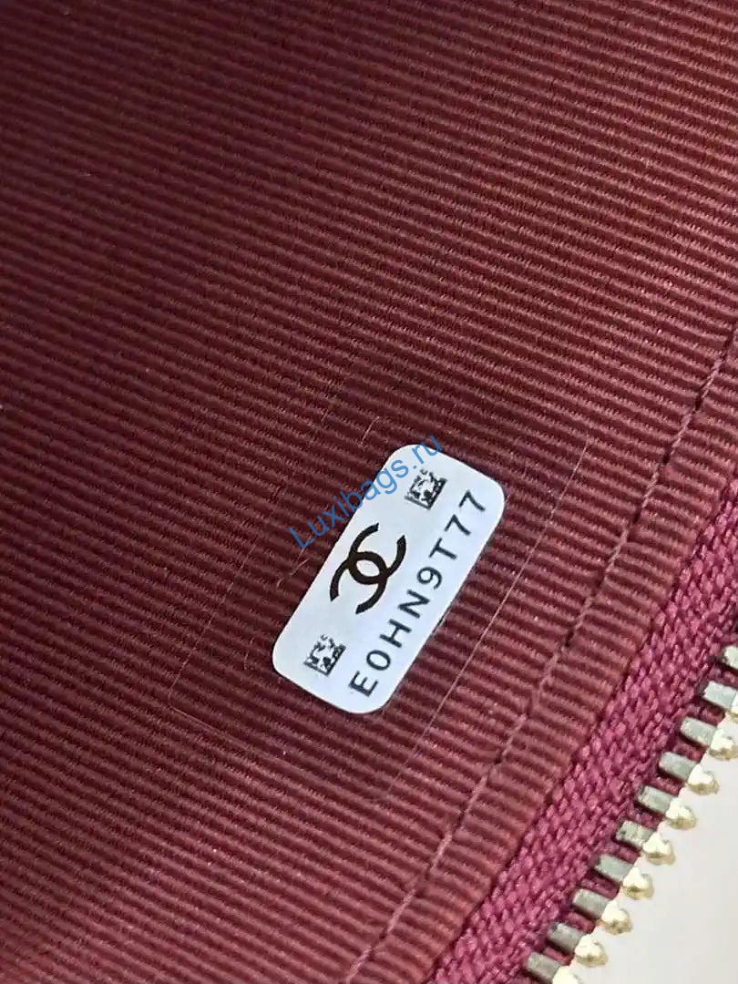 chanel small vanity with chain shiny calfskin wine red ap2292 gold 10 Chanel Small Vanity with Chain Shiny Calfskin Wine Red AP2292 Gold | chanel small vanity with chain shiny calfskin black ap2292 gold 16