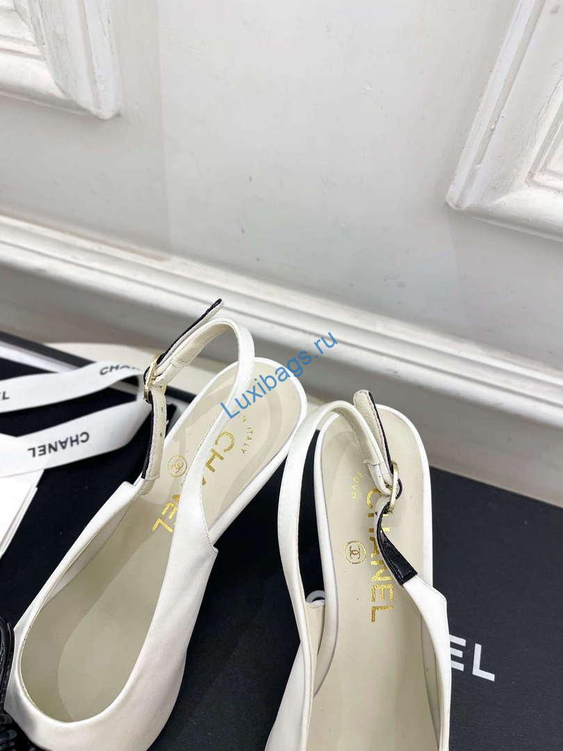 Chanel Women's Fashion Slingbacks Shoes C93484 | chanel womens fashion slingbacks shoes c93484 8
