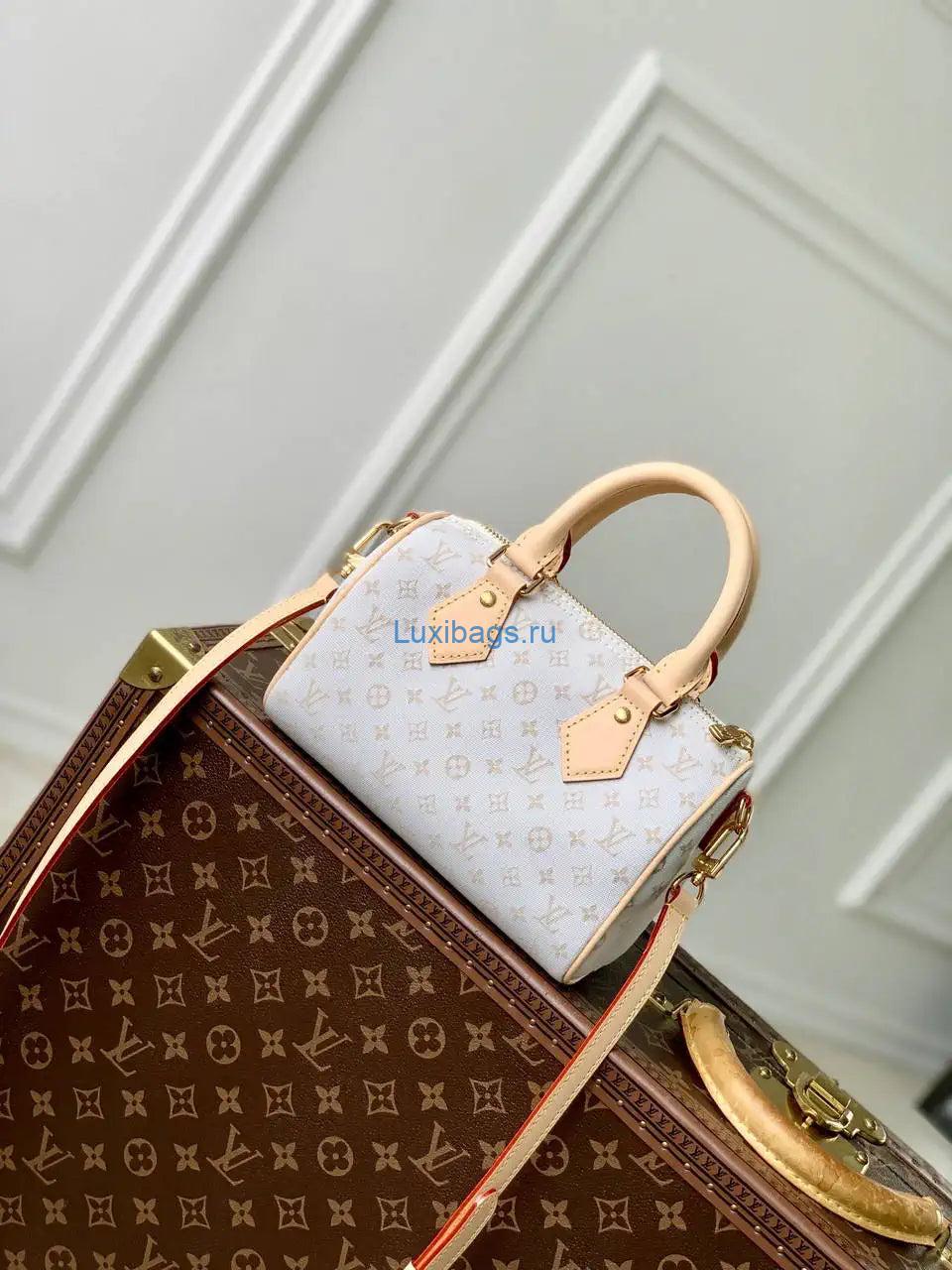 LV M12747 Speedy Bandoulière 20 Bag Mastic Cream | lv m12747 speedy bandouliere 20 bag mastic cream 02