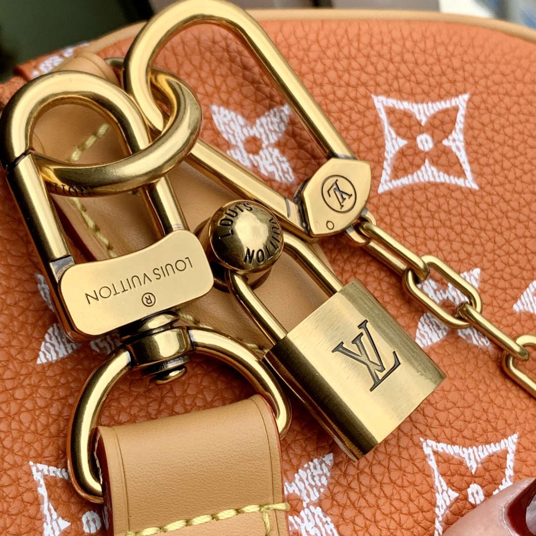 LV M13914 Louis Vuitton Speedy P9 Bandoulière 30 Bag Orange | lv m13914 louis vuitton speedy p9 bandouliere 30 bag orange 5