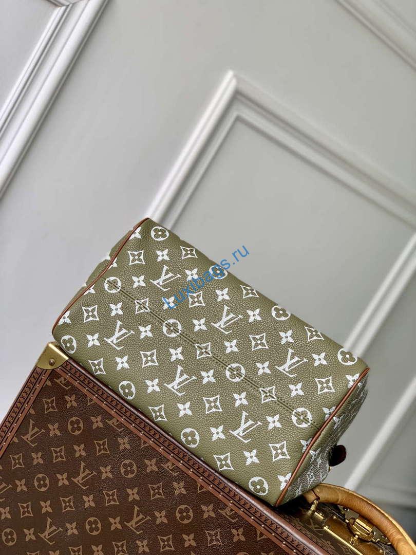 LV M13914 Louis Vuitton Speedy P9 Bandoulière 30 Bag Tail grass green | lv m13914 louis vuitton speedy p9 bandouliere 30 bag tail grass green 4