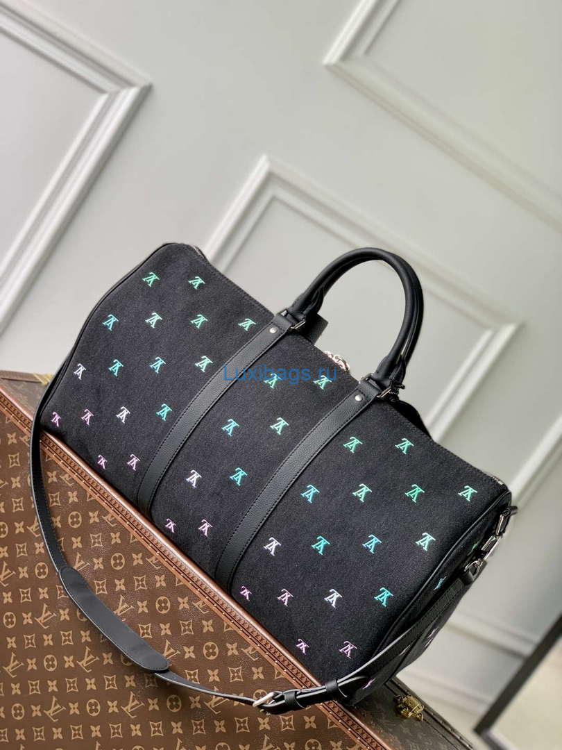 lv m13966 louis vuitton keepall bandoulière 50 bag gradient blue 2 LV M13966 Louis Vuitton Keepall Bandoulière 50 Bag Gradient Blue | lv m13966 louis vuitton keepall bandouliere 50 bag gradient blue 3
