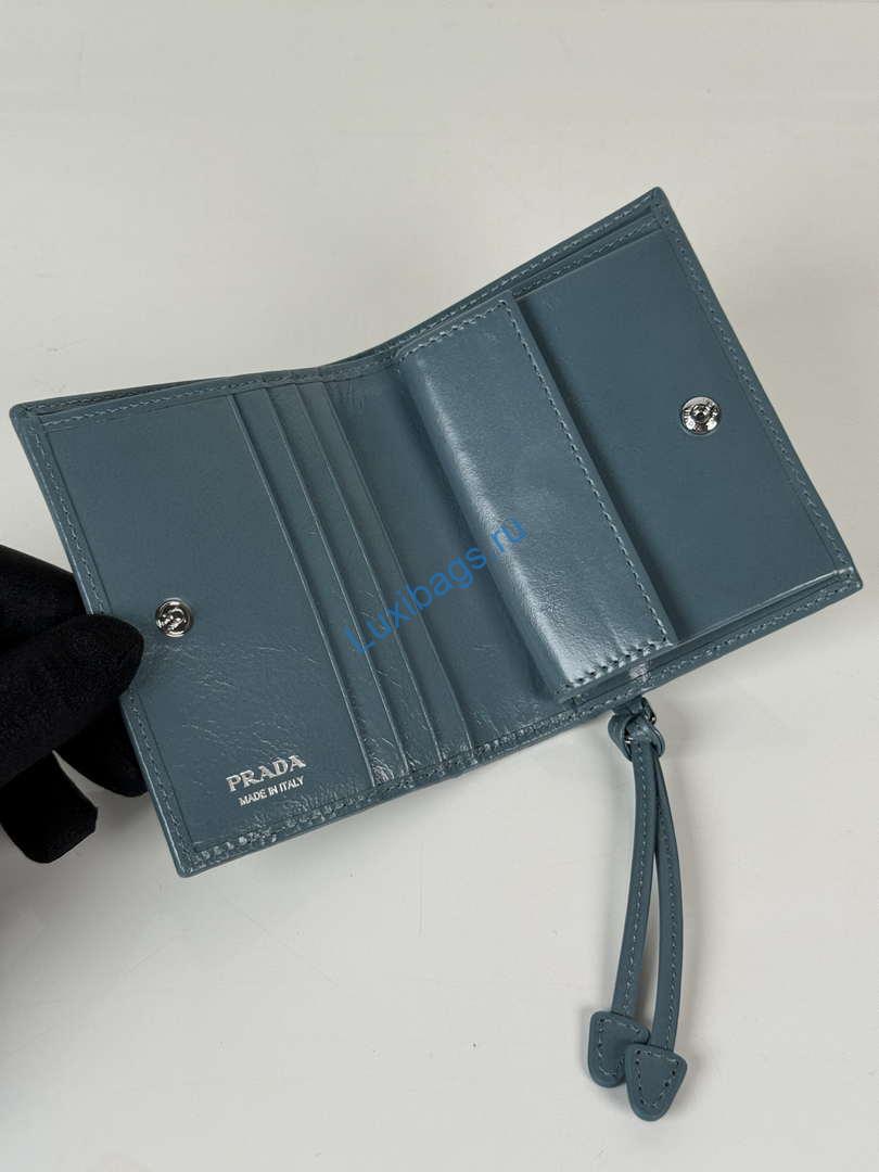 prada 1mv204 small shiny leather wallet light blue 5 Prada 1MV204 Small shiny Leather Wallet light Blue | prada 1mv204 small saffiano leather wallet ligth blue 06