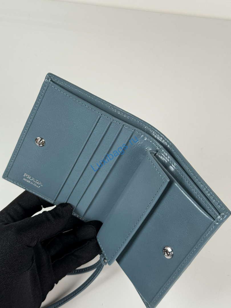 prada 1mv204 small shiny leather wallet light blue 6 Prada 1MV204 Small shiny Leather Wallet light Blue | prada 1mv204 small saffiano leather wallet ligth blue 07