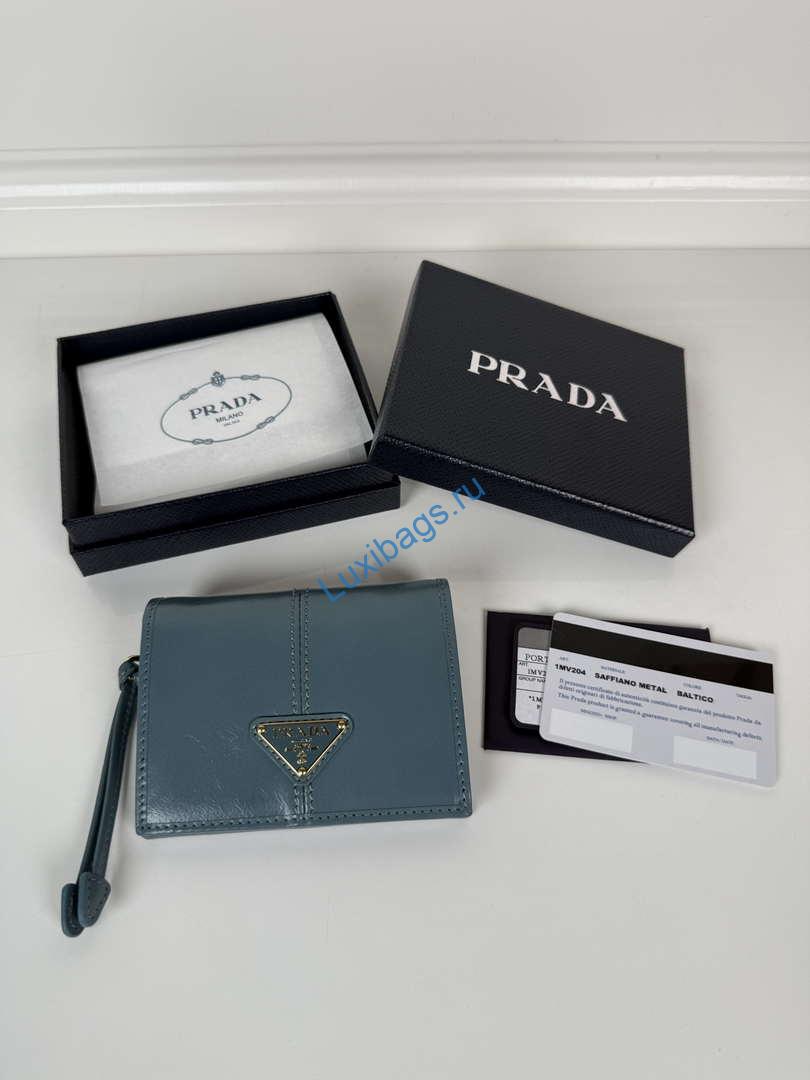 prada 1mv204 small shiny leather wallet light blue 9 Prada 1MV204 Small shiny Leather Wallet light Blue | prada 1mv204 small saffiano leather wallet ligth blue 10