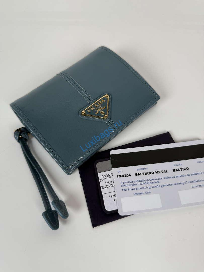 prada 1mv204 small shiny leather wallet light blue 11 Prada 1MV204 Small shiny Leather Wallet light Blue | prada 1mv204 small saffiano leather wallet ligth blue 12
