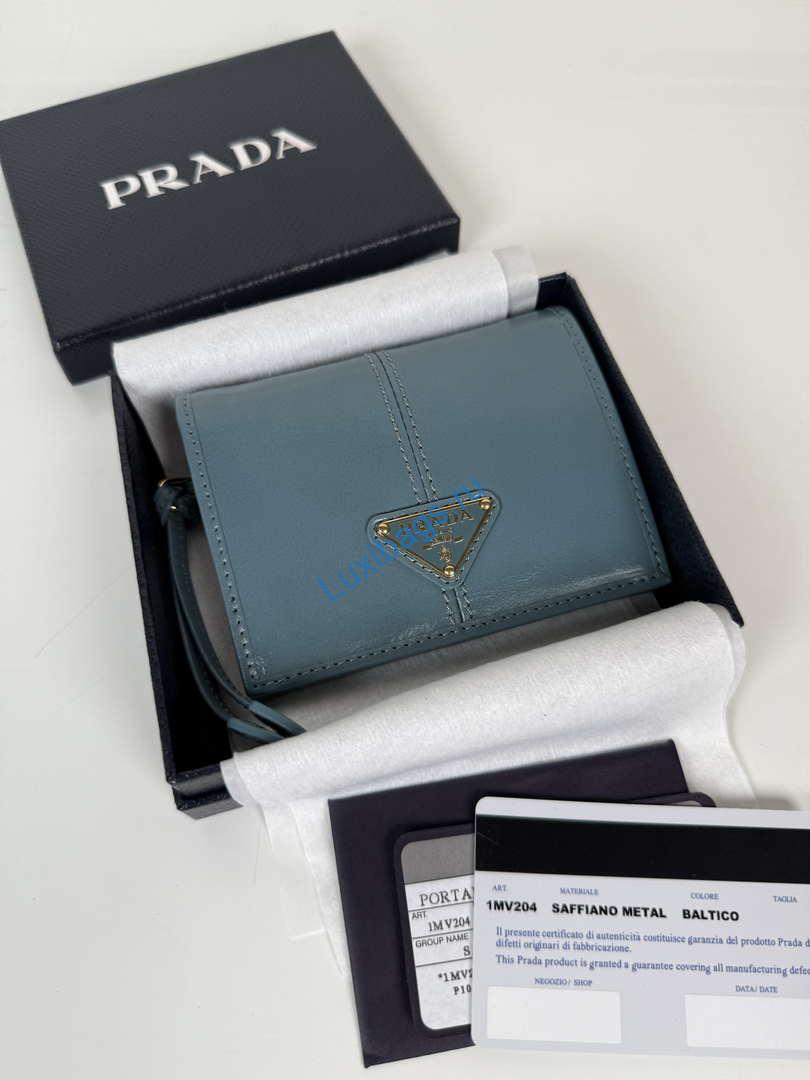 prada 1mv204 small shiny leather wallet light blue 17 Prada 1MV204 Small shiny Leather Wallet light Blue | prada 1mv204 small saffiano leather wallet ligth blue 18