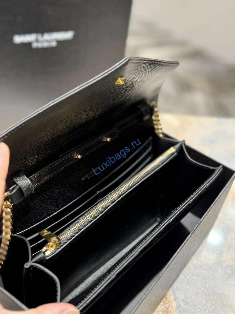 ysl 377828 classic cassandre chain wallet in grain de poudre leather black gold 7 YSL 377828 Classic Cassandre chain wallet in grain de Poudre leather black gold | ysl 377828 classic cassandre chain wallet in grain de poudre leather 08