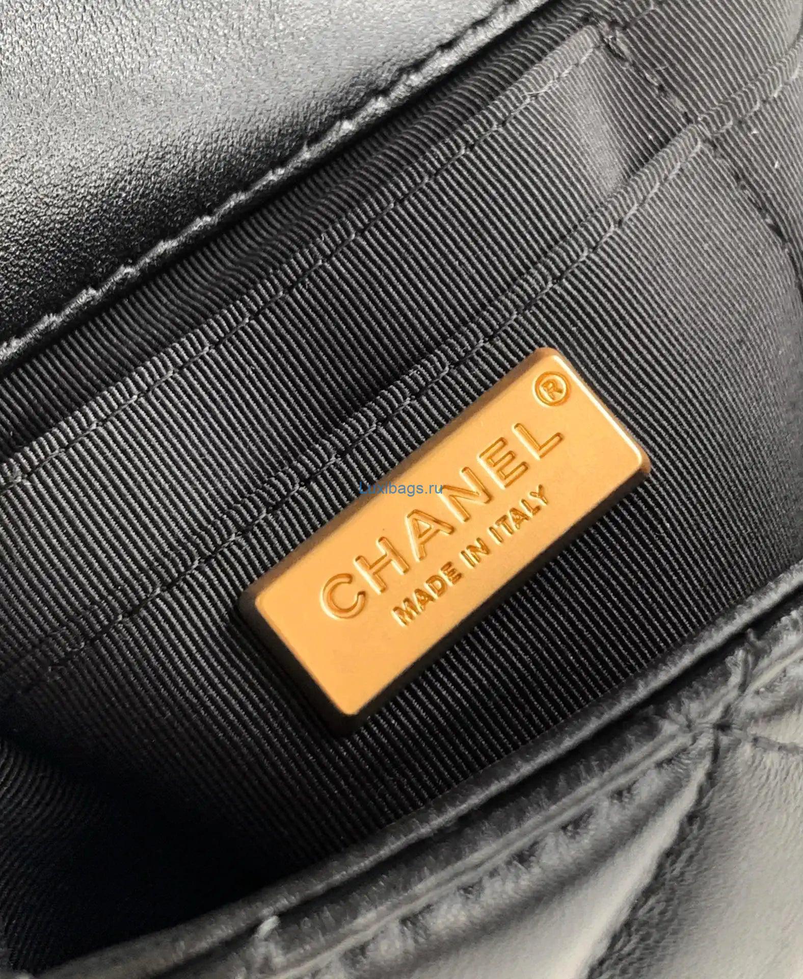 chanel evening with handle bag lambskin as6675 black 8 Chanel Evening with Handle Bag Lambskin AS6675 Black | chanel evening with handle bag patent leather as6675 28
