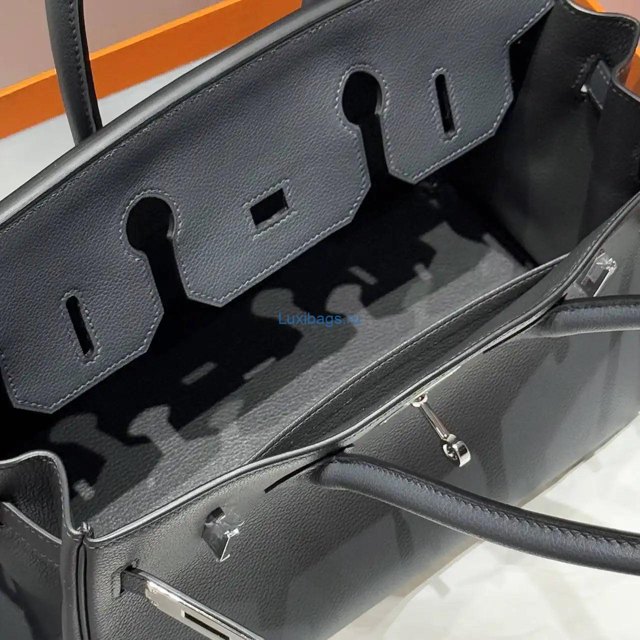Hermes Shoulder Birkin 29 Etoupe Evercolor Palladium Hardware H92214 Gray | hermes shoulder birkin 29 etoupe evercolor palladium hardware h92214 09