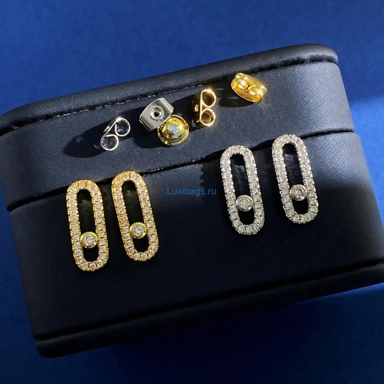 Messika 12183 Move Uno Diamond Pavé Earrings Diamond Earrings