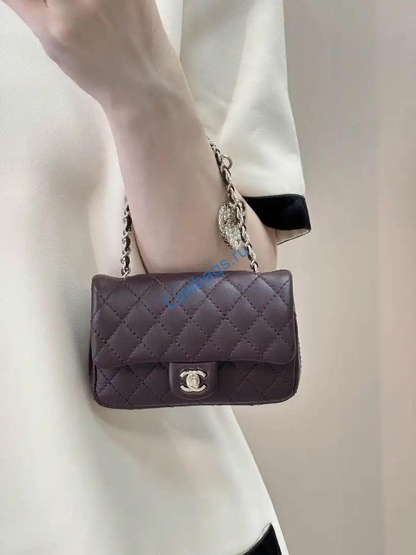 chanel 25a mini flap bag lambskin as4670 wine red 9 Chanel 25A Mini Flap Bag Lambskin AS4670 Wine Red | chanel 25a mini flap bag lambskin as4670 wine red 10