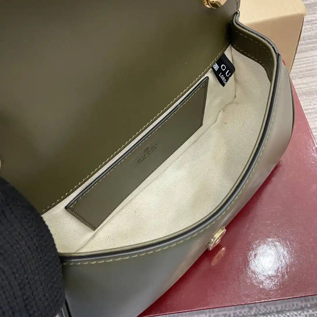 Gucci 815700 Gucci Blondie mini shoulder bag Green Leather | gucci 815700 gucci blondie mini shoulder bag green leather 009