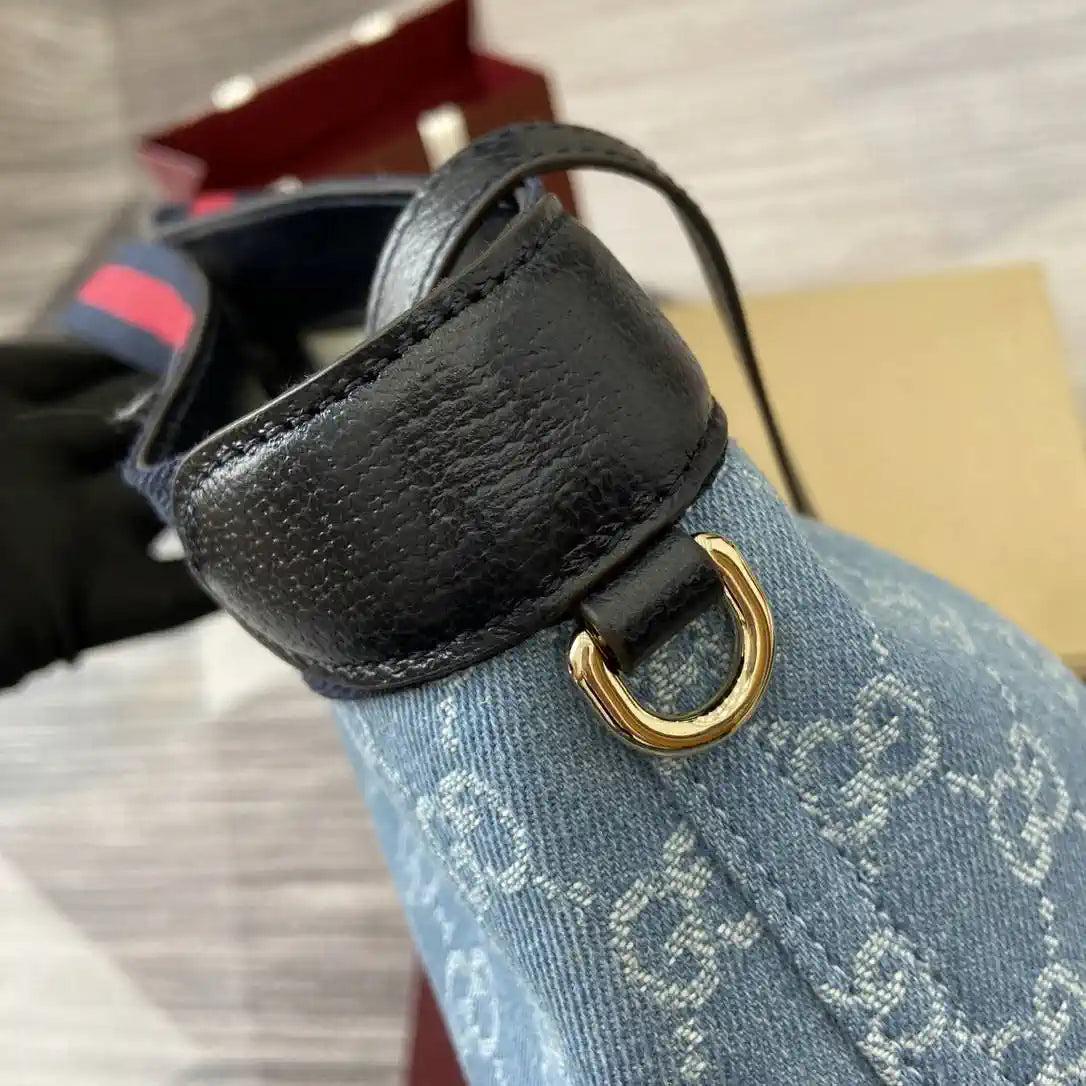 Gucci Giglio large tote bag 853971 Blue & White | gucci giglio large tote bag 853971 blue white 10