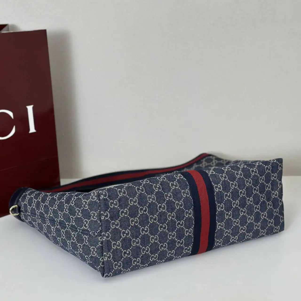 Gucci Giglio large tote bag 853971 navy Blue | gucci giglio large tote bag 853971 navy blue 04