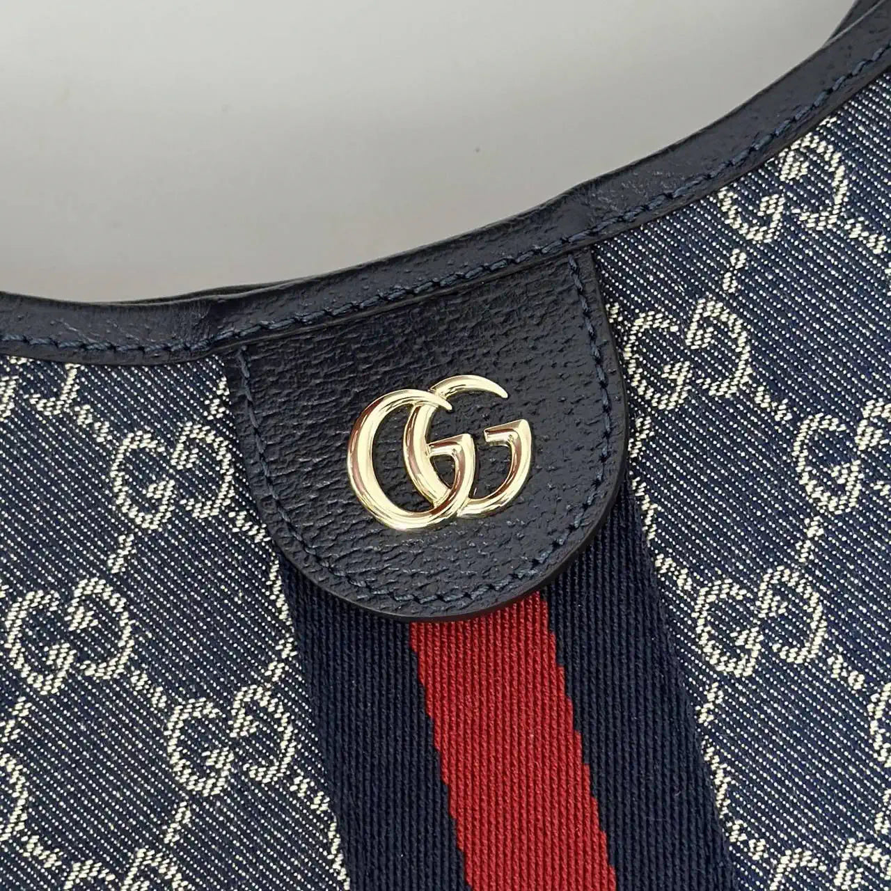 Gucci Giglio large tote bag 853971 navy Blue | gucci giglio large tote bag 853971 navy blue 05