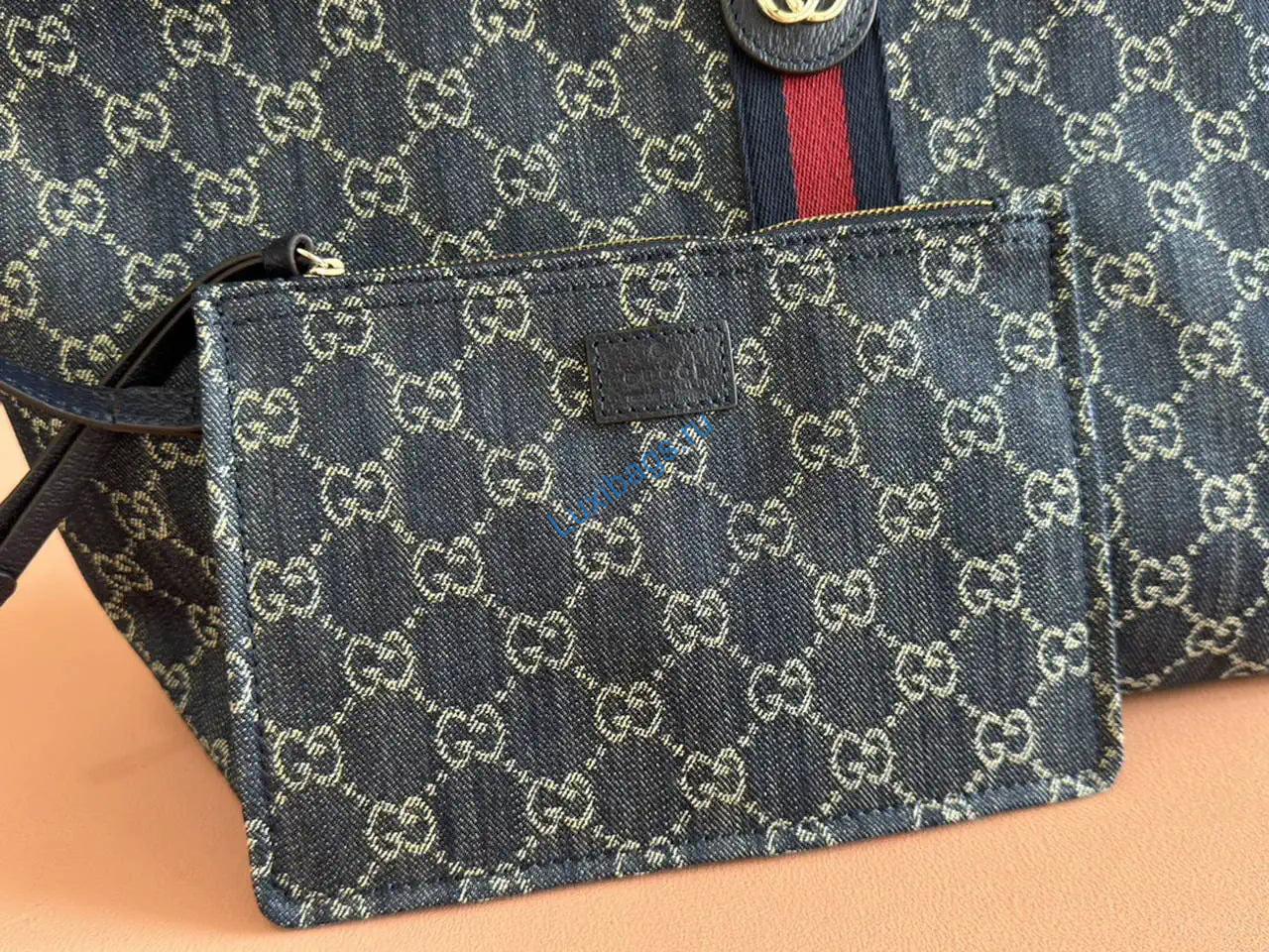 Gucci Giglio Small tote bag 853972 navy Blue | gucci giglio small tote bag 853972 navy blue 07