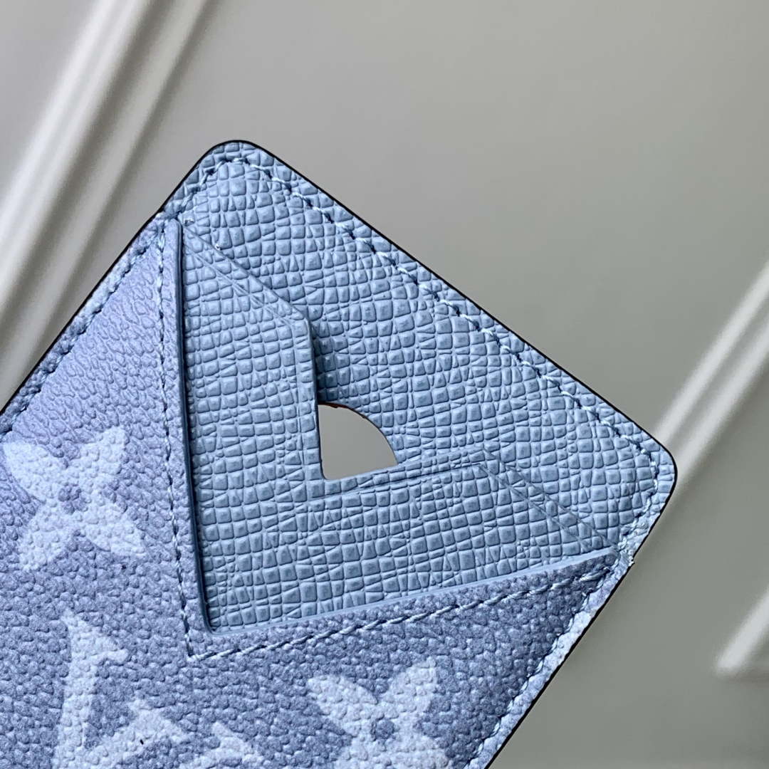 LV M14119 Louis Vuitton Porte-Cartes Magnet Sky Blue | lv m14119 louis vuitton porte cartes magnet sky blue 6