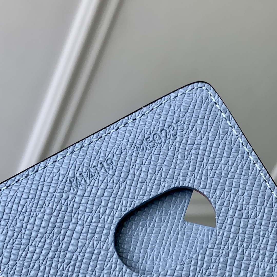 LV M14119 Louis Vuitton Porte-Cartes Magnet Sky Blue | lv m14119 louis vuitton porte cartes magnet sky blue 7
