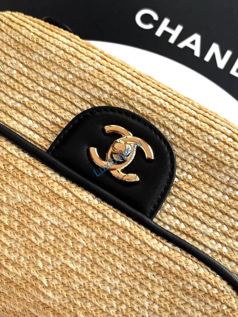 chanel 26c as5929 flap handwoven raffia shopping bag black 4 Chanel 26C AS5929 Flap Handwoven Raffia Shopping Bag Black | chanel 26c as5929 flap handwoven raffia shopping bag 005