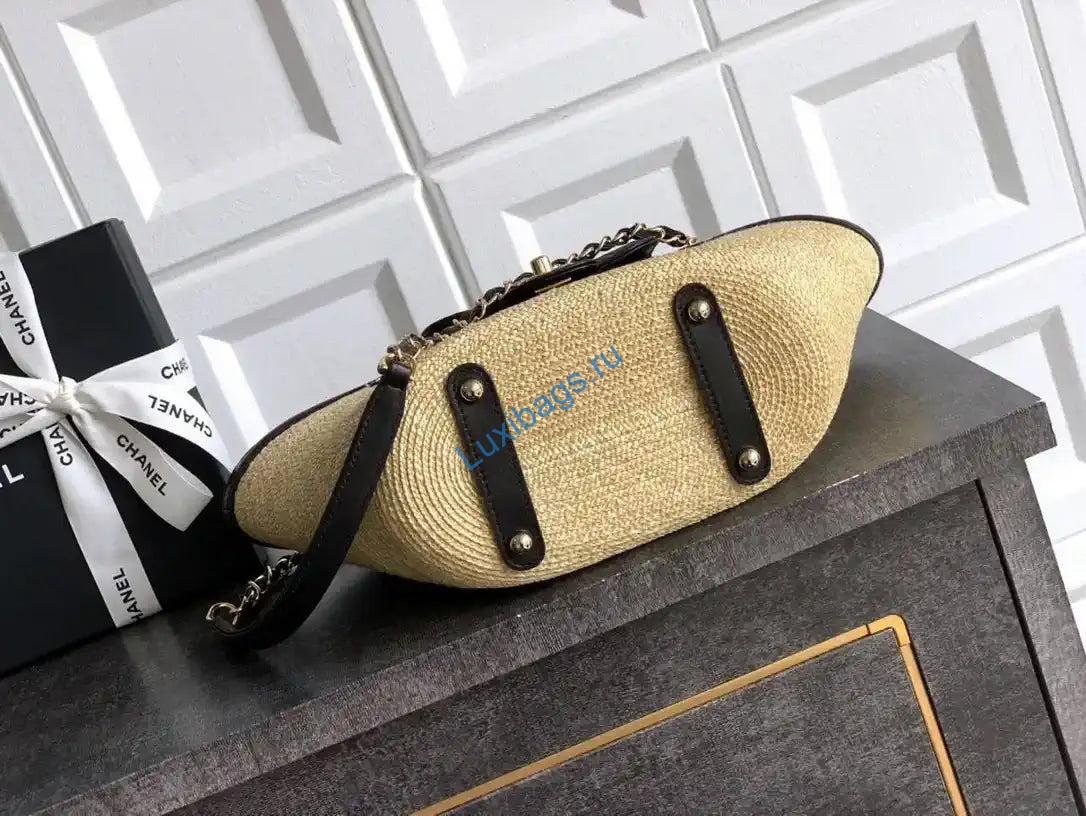 Chanel AS9904 Vegetable basket Shopping Bag Calfskin Nature As5951 | chanel as9904 vegetable basket shopping bag calfskin nature 04
