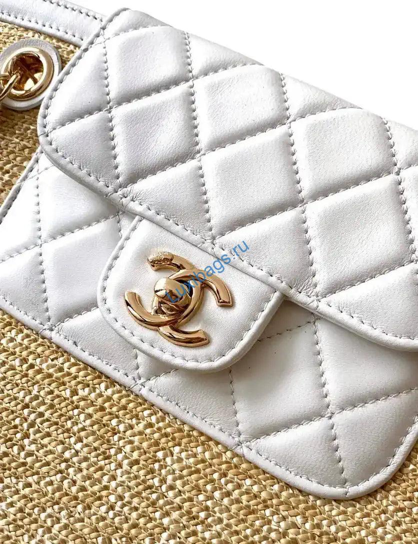 Chanel AS9904 Vegetable basket Shopping Bag Calfskin Nature As5951 | chanel as9904 vegetable basket shopping bag calfskin nature 14