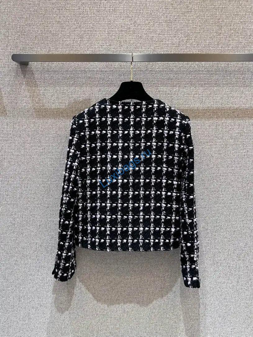 Chanel Women's Plaid nylon jacket + skirt set Clothing Coat C62302 | chanel womens plaid nylon jacket skirt set clothing coat c623022 2