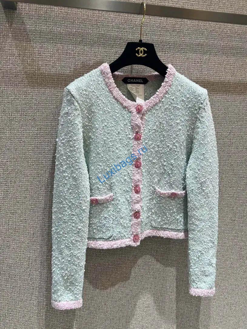 chanel women's single-breasted knitted cardigan coat c62306 6 Chanel Women's single-breasted knitted cardigan coat C62306 | chanel womens single breasted knitted cardigan coat c62306 07