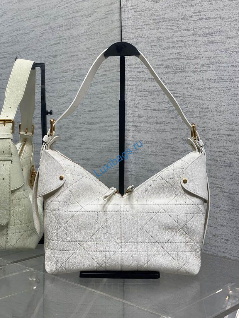 dior m2846 medium dior voyage bag white flat macrocannage grained calfskin 2 Dior M2846 Medium Dior Voyage Bag White Flat Macrocannage Grained Calfskin | dior m2846 medium dior voyage bag black flat macrocannage grained calfskin white 03