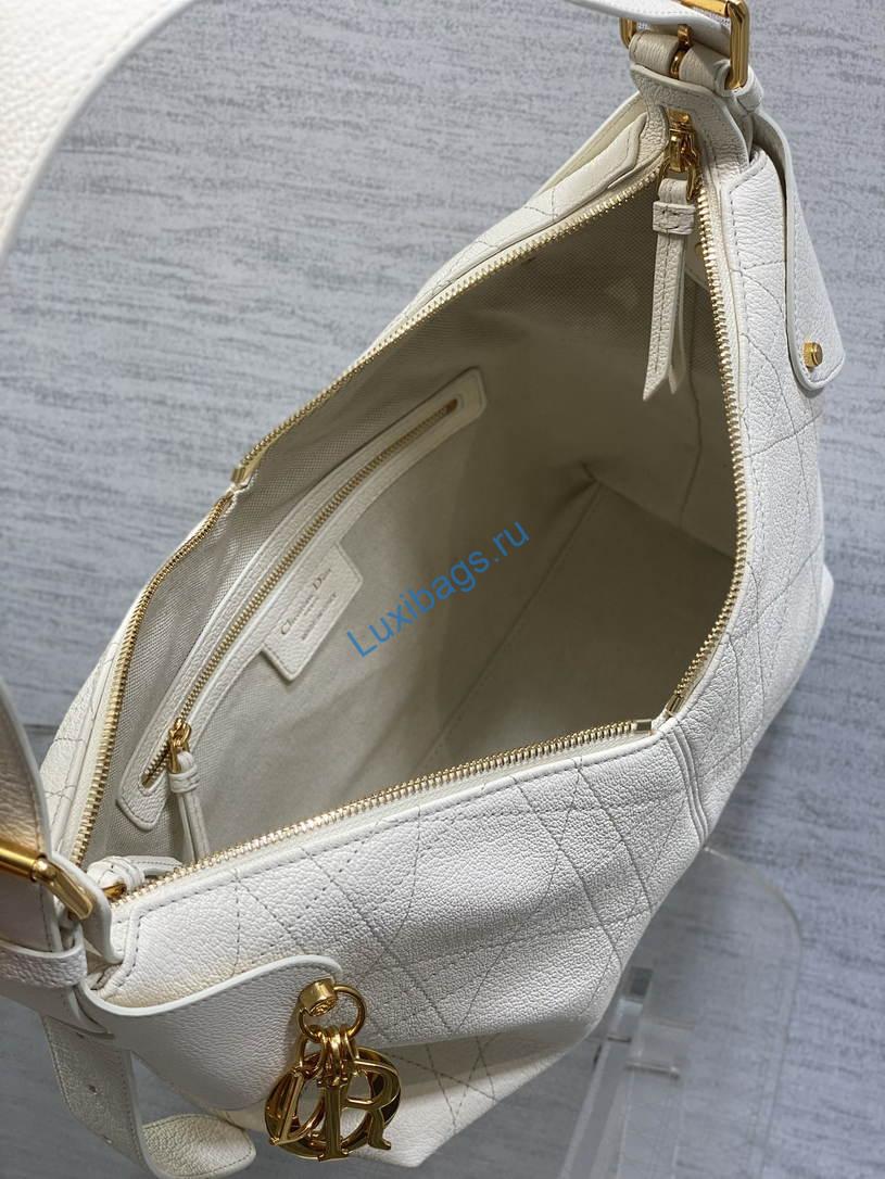 dior m2846 medium dior voyage bag white flat macrocannage grained calfskin 7 Dior M2846 Medium Dior Voyage Bag White Flat Macrocannage Grained Calfskin | dior m2846 medium dior voyage bag black flat macrocannage grained calfskin white 08