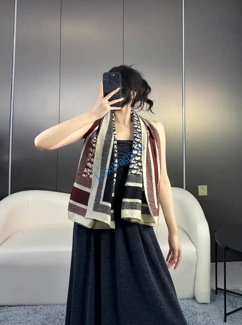 Dior Scarves Designer Obique Jacquard Scarf D63301 | dior scarves designer obique jacquard scarf d63300 11